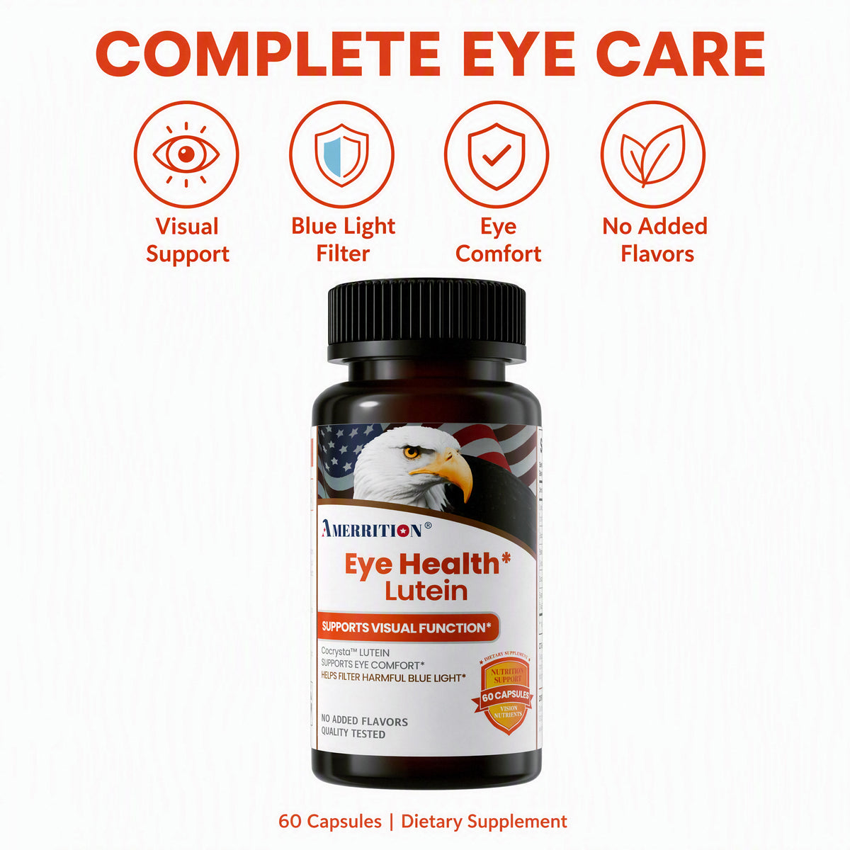 AMERRITION Lutein Eye Health Capsules 60 Capsules