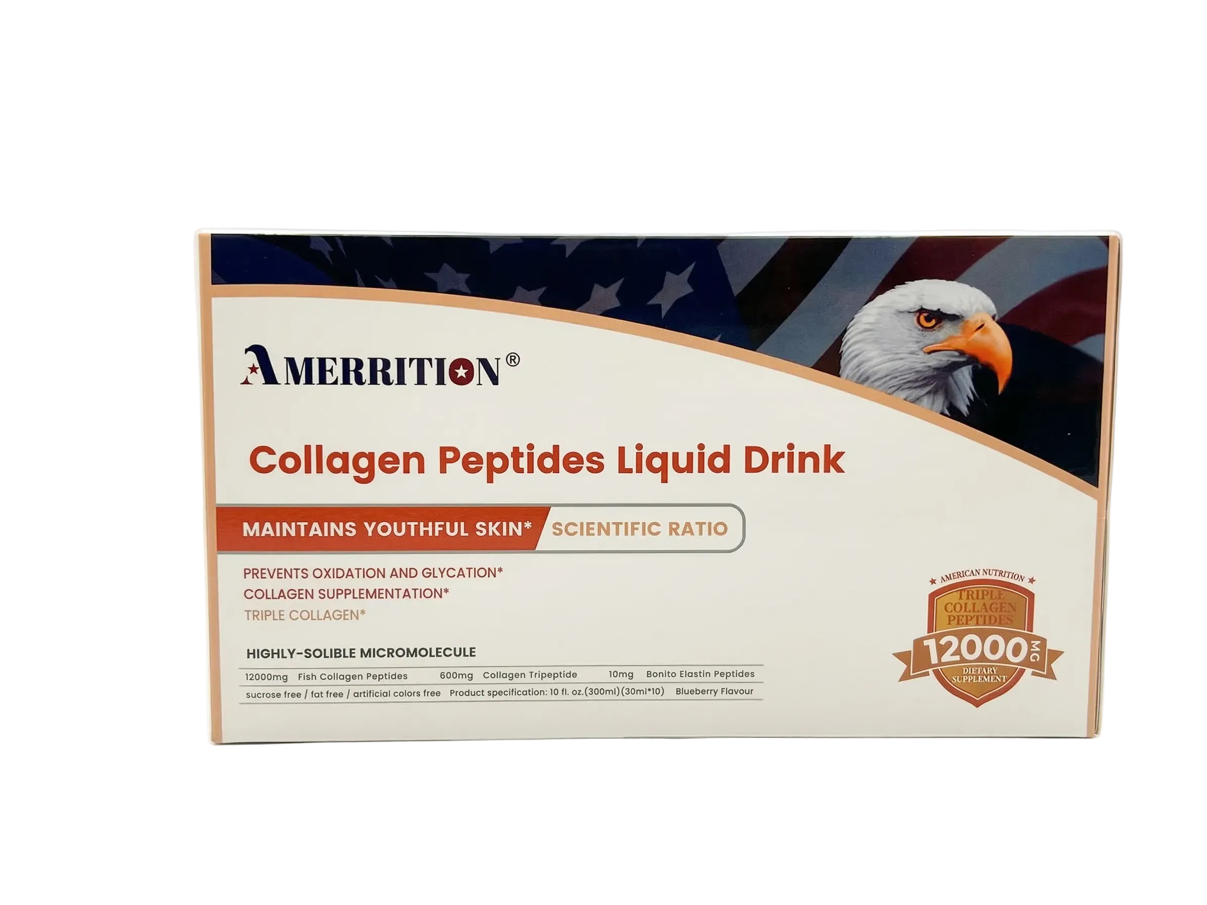 Amerrition Collagen Peptide Liquid Drink