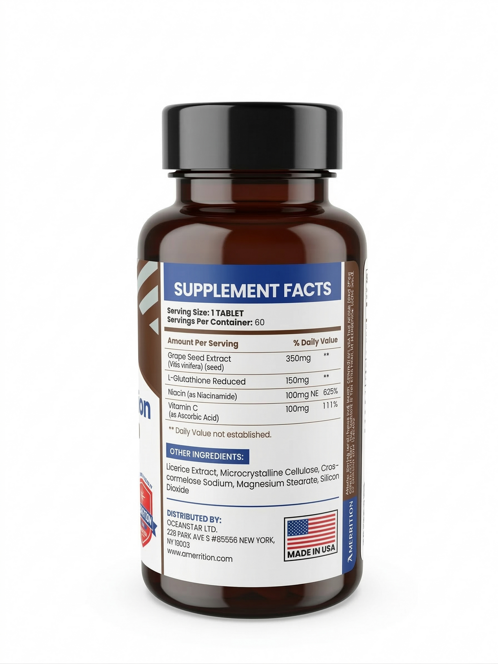 Amerrition Whitening Skin 60 tablets